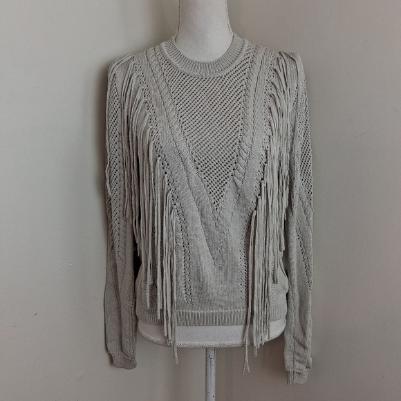 Ronny Kobo Fringe Sweater Size Small NWOT - Picture 9 of 11
